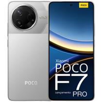 Smartphone Xiaomi POCO F7 PRO 5G 512GB 16GB RAM NFC Snapdragon AMOLED QHD 120Hz Câmera 50MP OIS celular Lançamento 2025