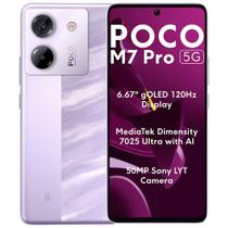 Smartphone-Xiaomi-Poco M7 Pro 5G 12gb RAM 256gb Dual SIM Tela 6.67 - Roxo