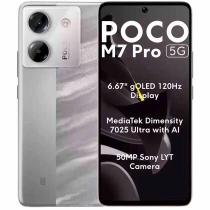 Smartphone Xiaomi POCO M7 Pro 5G 256GB 8GB RAM NFC Silver Prata Smartphone Xiaomi POCO M7 Pro 5G 256GB 8GB RAM NFC Silver Prata