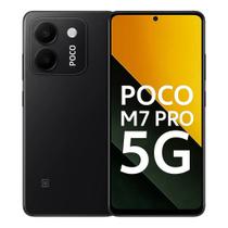 Smartphone Xiaomi POCO M7 Pro 5G 256GB, 8GB RAM, Tela 6,67 polegadas AMOLED 120 Hz, Câmera 50 MP, NFC, Bateria 5110 mAh, Dual SIM, Android 14