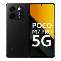 Smartphone Xiaomi POCO M7 Pro 5G, 512GB, 12GB RAM, Android 14, Câmera 50MP e Selfie 16MP, Tela 6,67 AMOLED 120Hz, Bateria 5110mAh, Dual SIM, PRETO Smartphone Xiaomi POCO M7 Pro 5G, 512GB, 12GB RAM, Android 14, Câmera 50MP e Selfie 16MP, Tela 6,67 AMOLED 120Hz, Bateria 5110mAh, Dual SIM, PRETO