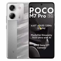 Smartphone Xiaomi Poco M7 Pro 5g Global 256gb 8gb Ram Dual Sim Tela 6.67 Prata Smartphone Xiaomi Poco M7 Pro 5g Global 256gb 8gb Ram Dual Sim Tela 6.67 Prata