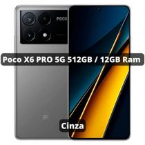 Smartphone Xiaomi POCO X6 Pro 5G 512GB (12GB RAM) Gray Cinza
