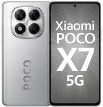 Smartphone Xiaomi POCO X7, 256GB, 8GB RAM, Android 14, Câmera 64MP, Tela 6,67 polegadas AMOLED 120Hz, Bateria 5000mAh, Dual SIM, PRATA Smartphone Xiaomi POCO X7, 256GB, 8GB RAM, Android 14, Câmera 64MP, Tela 6,67 polegadas AMOLED 120Hz, Bateria 5000mAh, Dual SIM, PRATA