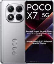 Smartphone Xiaomi Poco X7 5G 256GB 8GB RAM Dual SIM Tela 6.67" - SILVER - Prata