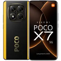 Smartphone Xiaomi POCO X7 5G 512GB / 256GB NFC tela Amoled 120 Hz Câmera tripla 4K 50MP OIS Desempenho Performance e Design Premium IP68