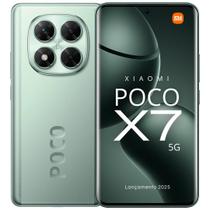 Smartphone Xiaomi POCO X7 5G 512GB / 256GB NFC tela Amoled 120 Hz Câmera tripla 4K 50MP OIS Desempenho Performance e Design Premium IP68