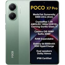 Smartphone Xiaomi Poco X7 Pro 5G 256GB 8GB RAM Dual SIM Tela 6.67" - Verde