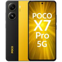 Smartphone Xiaomi POCO X7 Pro 5G, 512GB, 12GB RAM, Android 14, Câmera 64MP, Tela 6,67 polegadas AMOLED 120Hz, Bateria 6000mAh, Dual SIM, AMARELO