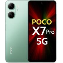 Smartphone Xiaomi POCO X7 Pro 5G, 512GB, 12GB RAM, Android 14, Tela 6,67 polegadas AMOLED 120Hz, Câmera 64MP, Bateria 5000mAh, Dual SIM, VERDE