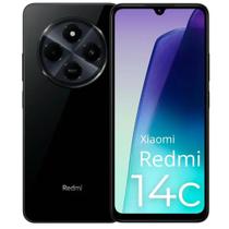 Smartphone Xiaomi Redmi 14C 256GB, 4GB RAM 4GB Virtual, Tela 6,74” 90Hz, Câmera 50MP, NFC, Bateria 5000mAh, Dual SIM Preto Versão Global
