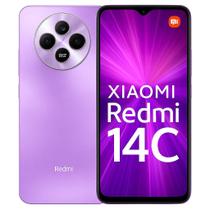 Smartphone Xiaomi Redmi 14C, Dual SIM 4G, Tela 6,74, HD 90Hz, Câm. 50MP com IA, Bateria 5000mAh, Android 13 Desempenho e Eficiência