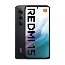 Smartphone Xiaomi Redmi 15 128GB, 6GB RAM, Tela 6,74 polegadas 90 Hz, Câmera 50 MP, Bateria 5000 mAh, Helio G88, 4G, Dual SIM, Android 14. Smartphone Xiaomi Redmi 15 128GB, 6GB RAM, Tela 6,74 polegadas 90 Hz, Câmera 50 MP, Bateria 5000 mAh, Helio G88, 4G, Dual SIM, Android 14.