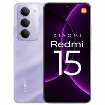 Smartphone Xiaomi Redmi 15 128GB, 6GB RAM, Tela 6,74 polegadas 90 Hz, Câmera 50 MP, Bateria 5000 mAh, Helio G88, 4G, Dual SIM, Android 14.
