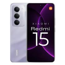 Smartphone Xiaomi Redmi 15 4G 256GB 8GB RAM Roxo Tela 6,9" Bateria 7000mAh Dual Chip Smartphone Xiaomi Redmi 15 4G 256GB 8GB RAM Roxo Tela 6,9" Bateria 7000mAh Dual Chip