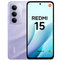 Smartphone Xiaomi Redmi 15 6GB de RAM 128GB Tela 6.9 Dual Sim LTE Sandy Roxo Global Smartphone Xiaomi Redmi 15 6GB de RAM 128GB Tela 6.9 Dual Sim LTE Sandy Roxo Global