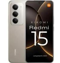 Smartphone Xiaomi Redmi 15 Dual SIM 256GB 8GB RAM de 6.9 50MP 8MP Cinza Silver Smartphone Xiaomi Redmi 15 Dual SIM 256GB 8GB RAM de 6.9 50MP 8MP Cinza Silver