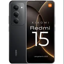 Smartphone Xiaomi Redmi 15 Lançamento 2025 Tela 144Hz 50MP camera IA integrada 256GB 16GB ramboost 7000mAh Smartphone Top 1º Celular Custo benefício