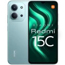 Smartphone Xiaomi Redmi 15C 128GB 4GB RAM Dual SIM Tela 6.9 Mint Green
