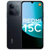 Smartphone Xiaomi Redmi 15C 128GB 6GB RAM Dual SIM Tela 6.9" - Preto - Xioami