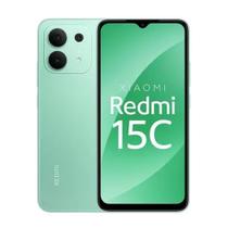 Smartphone Xiaomi Redmi 15C versão global 256GB 8GB 50MP câmera 120Hz bateria de 6000mAh - VERDE Smartphone Xiaomi Redmi 15C versão global 256GB 8GB 50MP câmera 120Hz bateria de 6000mAh - VERDE