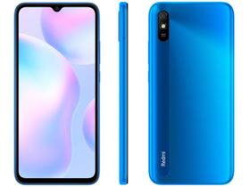 Smartphone Xiaomi Redmi 9A 32GB Azul 4G Octa-Core - 2GB RAM 6,53” Câm. 13MP + Selfie 5MP Dual Chip