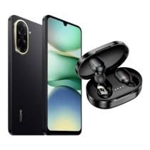 Smartphone Xiaomi Redmi A5 128GB, 4GB RAM, Dual SIM, Tela 6,88” 120 Hz + Fone Bluetooth preto