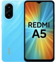 Smartphone Xiaomi Redmi A5, 128GB, 4GB RAM, Tela 6,88 polegadas HD 120Hz, Câmera 32MP, Android 15 Go, Bateria 5200mAh, Dual SIM 4G, AZUL
