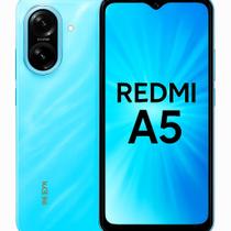 Smartphone Xiaomi Redmi A5, 128GB, 4GB RAM, Tela 6,88 polegadas HD 120Hz, Câmera 32MP, Bateria 5200mAh, Android 15 Go, Dual SIM 4G, AZUL
