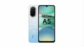 Smartphone Xiaomi Redmi A5 Azul, 64GB, 3GB RAM, Tela 6,88 polegadas HD 120Hz, Câmera 32MP, Bateria 5200mAh, Android 15 Go, Dual SIM