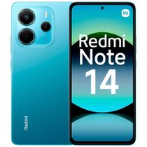 Smartphone Xiaomi Redmi Note 14 256GB 8GB RAM tela de 6.67" camera de 108+2+2MP 20MP