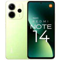 Smartphone Xiaomi Redmi Note 14 4G 256GB, 8GB RAM 8GB Expansível, Tela 6,6, 90Hz, Câmera 50MP, NFC, Bateria 5000mAh, Dual SIM Verde