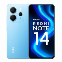 Smartphone Xiaomi Redmi Note 14 4G 256GB, 8GB RAM, Tela 6,6 polegadas 90 Hz FHD, Câmera 50 MP, Bateria 5000 mAh, Dual SIM Azul