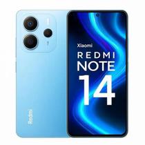 Smartphone Xiaomi Redmi Note 14 4G 256GB, 8GB RAM, Tela 6,6 polegadas 90 Hz FHD, Câmera 50 MP, Bateria 5000 mAh, Dual SIM Azul