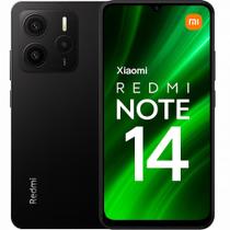Smartphone Xiaomi Redmi Note 14 4G, 256GB, 8GB RAM, Tela 6,6 polegadas 90Hz, Câmera 50MP, Android 13, Bateria 5000mAh, Dual SIM, PRETO Smartphone Xiaomi Redmi Note 14 4G, 256GB, 8GB RAM, Tela 6,6 polegadas 90Hz, Câmera 50MP, Android 13, Bateria 5000mAh, Dual SIM, PRETO