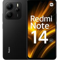 Smartphone Xiaomi Redmi Note 14 5G, 256GB, 8GB RAM, Tela 6,6 polegadas 90Hz, Câmera 50MP, Bateria 5000mAh, Android 13, Dual SIM