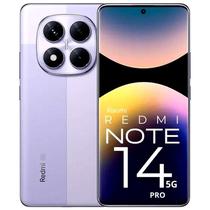Smartphone Xiaomi Redmi Note 14 Pro 5G, 256GB, 8GB RAM, Tela 6,67 pol, AMOLED 120Hz, Câmera 200MP, Bateria 5000mAh, Android 14, Snapdragon 7s, ROXO