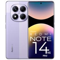 Smartphone Xiaomi Redmi Note 14 PRO 5G NFC Câmera tripla 200MP 32mp frontal 256GB tela AMOLED 120Hz FHD plus celular Premium