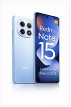 Smartphone Xiaomi Redmi Note 15 256GB 8GBLançamento 2026 Câmera 108MP 20MP AMOLED 120Hz FHD - Azul