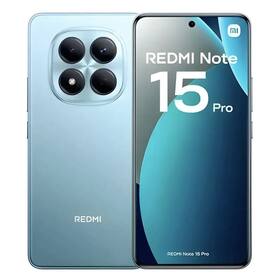 Smartphone Xiaomi Redmi Note 15 Pro 4G 512GB 8GB RAM Azul Câmera 200MP Tela AMOLED 120Hz NFC
