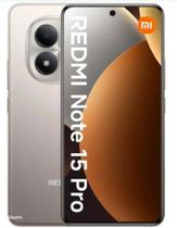 Smartphone Xiaomi Redmi Note 15 Pro Cinza 4G Dual SIM 256GB 8GB RAM 6.83" Titanium Color
