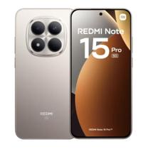 Smartphone Xiaomi Redmi Note 15 Pro Cinza 5G Dual SIM 512GB 8GB RAM 6.83" - Titanium Color