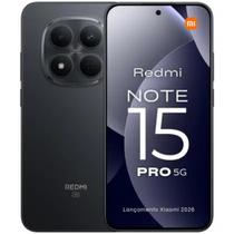 Smartphone Xioami NOTE 15 PRO 5G Lançamento 2026 NFC 512GB - preto