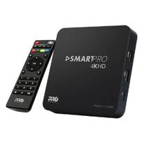 SmartPRO 4K Ultra HD WIFI Prosb-3000/2Gb Proeletronic TV Android - 4khd Cor Preto - Controle remo