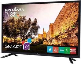 SmartTV Led HD 32" Britânia Smart Com Netflix - Bivolt