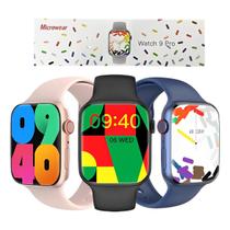 Smartwatch 9 Pro lançamento 2024 compativel com iphone samsung e lg 47mm com tela de descanso - relogio - microwear