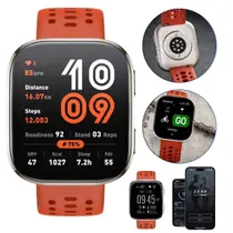 Smartwatch Amazfit Bip 6 Gps Mapas Com Película Red/Vermelho