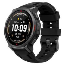 Smartwatch Amazfit T-REX 3 PRO Gps Integrado, Tela Amoled 1,32, 44mm, Tactical Black Modelo A2549