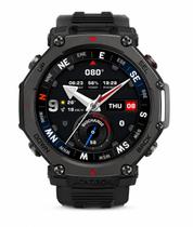 Smartwatch.Amazfit TREX 3 PRO Gps Integrado, Tela Amoled, Titânio 48mm, Tactical Black Modelo A2444ó Smartwatch.Amazfit TREX 3 PRO Gps Integrado, Tela Amoled, Titânio 48mm, Tactical Black Modelo A2444ó
