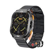 Smartwatch AMOLED GUHUAVMI TANK X5 De 1,96'' Com GPS, Bluetooth, Chamadas, Bússola E Frequência